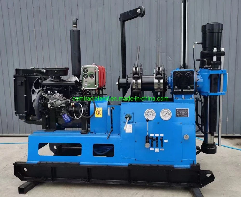 Hydraulic Rotary Spt Soil Testing Drill Machine/Geotechnical Investigation/Water Well Borehole/Mining Exploration Diamond Wireline Core Drilling Rig (GY-300A)